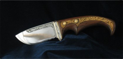 engraved knife